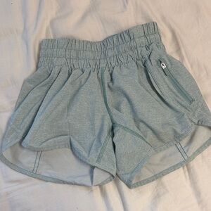 Lululemon Light Hotty Hot Blue Shorts 4 Inch (lining cut out)